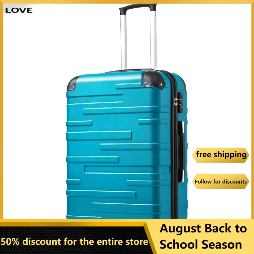 Suitcase Luggage Suitcase Carry-on Hardside Travel Luggage TSA Lock Spinner Telescopic Handle