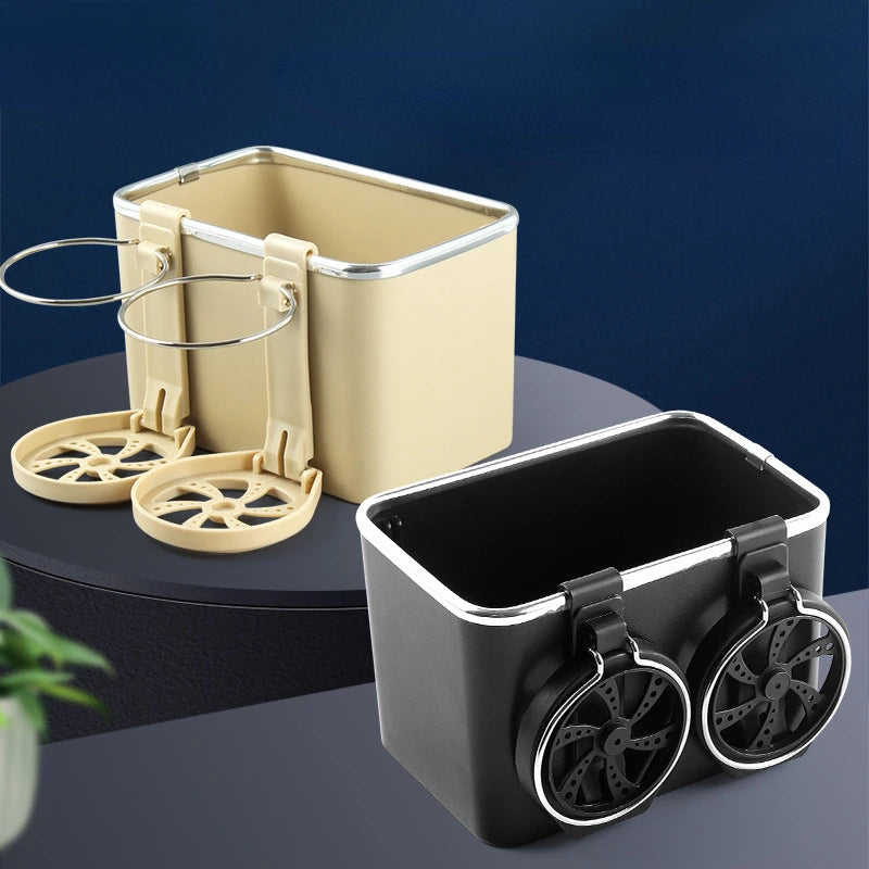 Car Tissue Box Multi-function Car Storage Box Cup Holder Armrest Box Organizers Interior Stowing Tidying Accessories for Phone