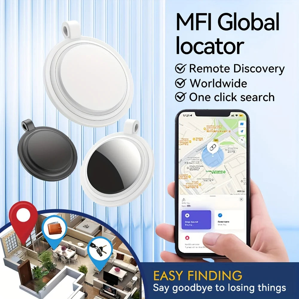 Smart GPS Tracker for IOS Locator, Phone for IOS Find My Tracker, No Distance Limit, GPC, Find Key Wallet Luggage