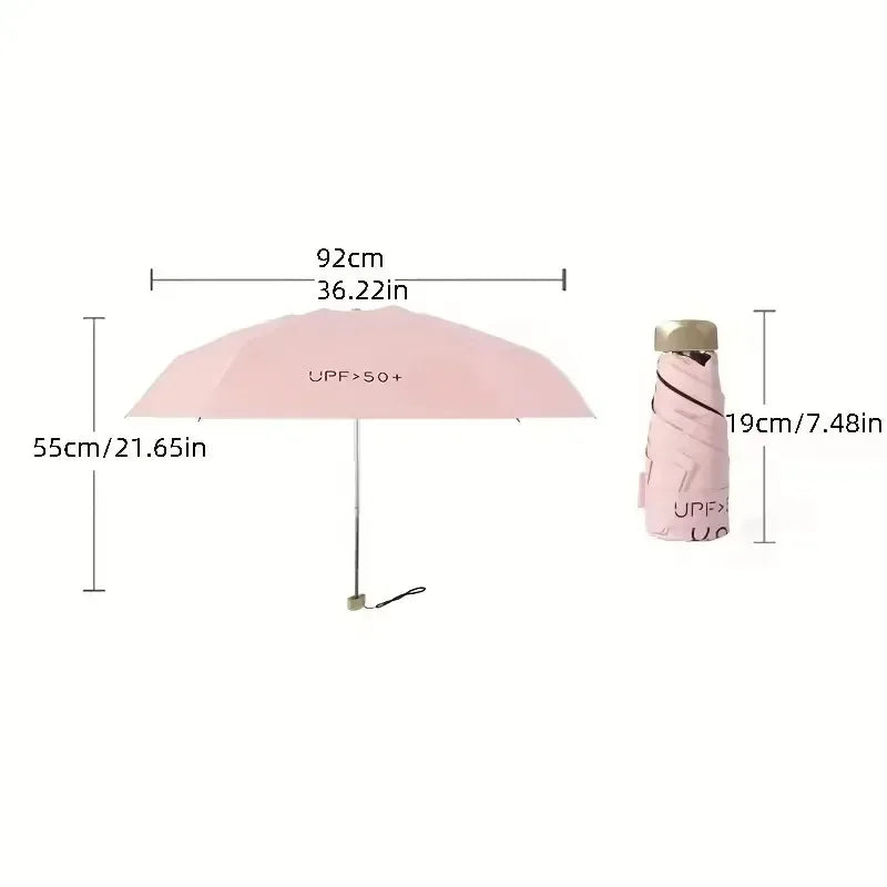 Foldable Unbrella Windproof Chinese Small Holder Umbrella Uv Protection Cute Sombrillas Para Sol Umbrellas Corporation