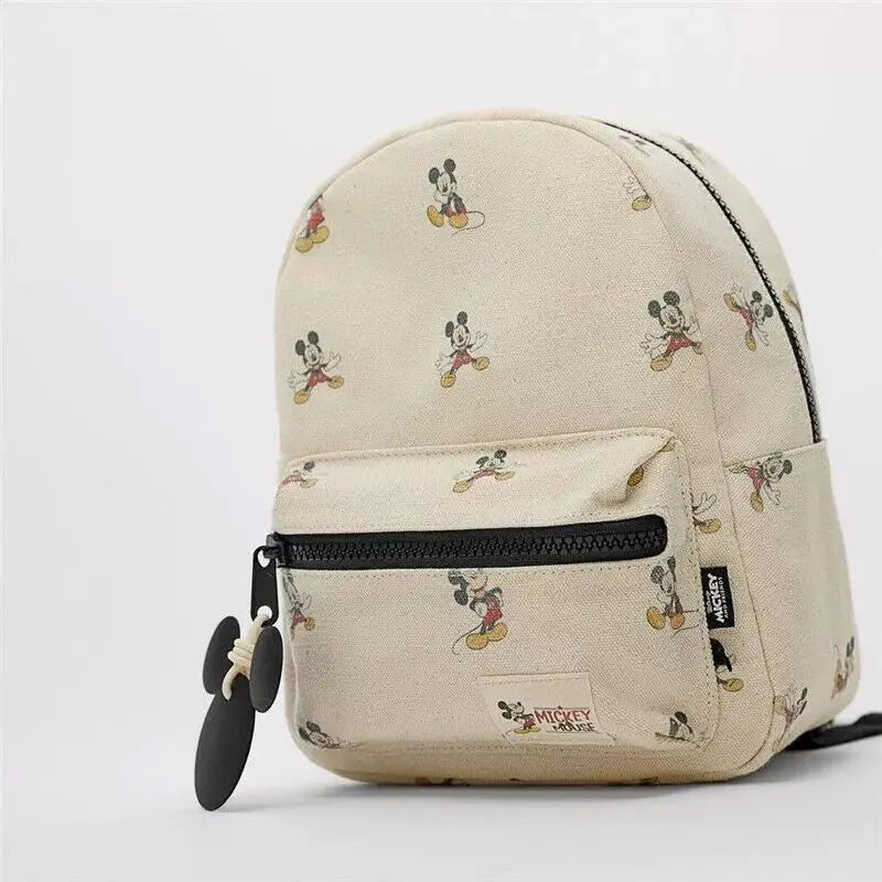 New 25X17X9 cm Disney cartoon Mickey Mouse New Kids Backpack Mini Schoolbag Girls and Boys Cute Shoulder Bag