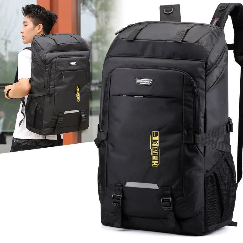 Big Outdoor Camping Waterproof Laptop Backpack Men Large Capacity Hiking Travel Bag Unisex Mountaineering Climbing Backpacks Man