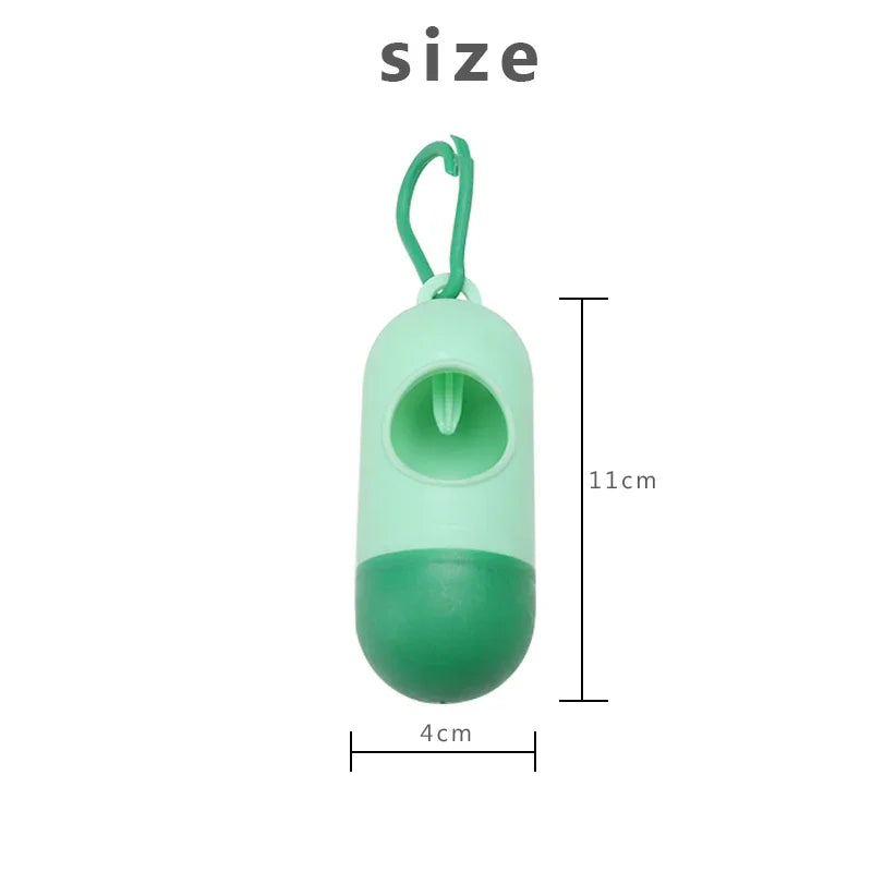 Plastic Pet Dog Poop Bag Dispenser Portable Puppy Diapers Bag Portable Hanging Rubbish Bag Removable Box Outdoor Cleaning Tools