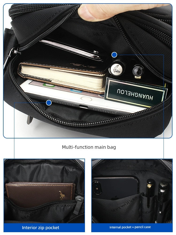 SEPTWOLVES Casual Multifunctional Men's Bag