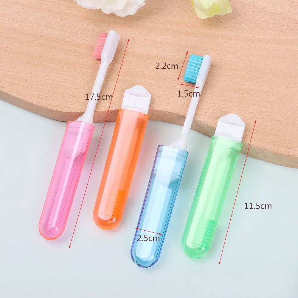 Useful Travel Camping Soft Portable Folding Toothbrush Business Trip Oral Cleaning Outdoor Tooth Brush