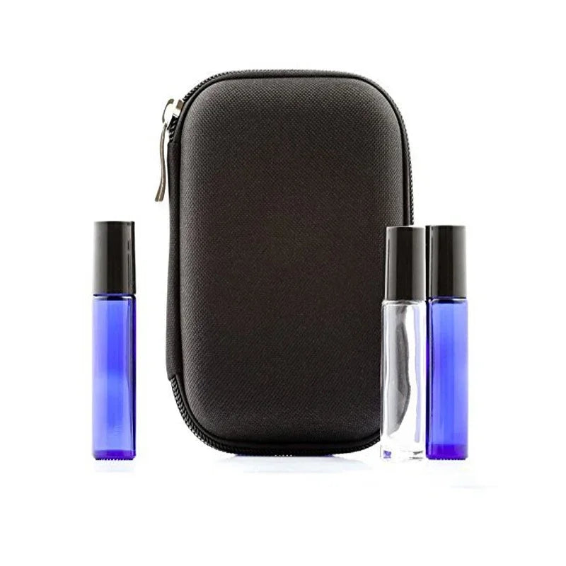 Essential Oil Storage Case 10 Bottles 10ML Perfume Essential Oil Storage Box Travel Portable Carrying Holder Nail Polish Collect