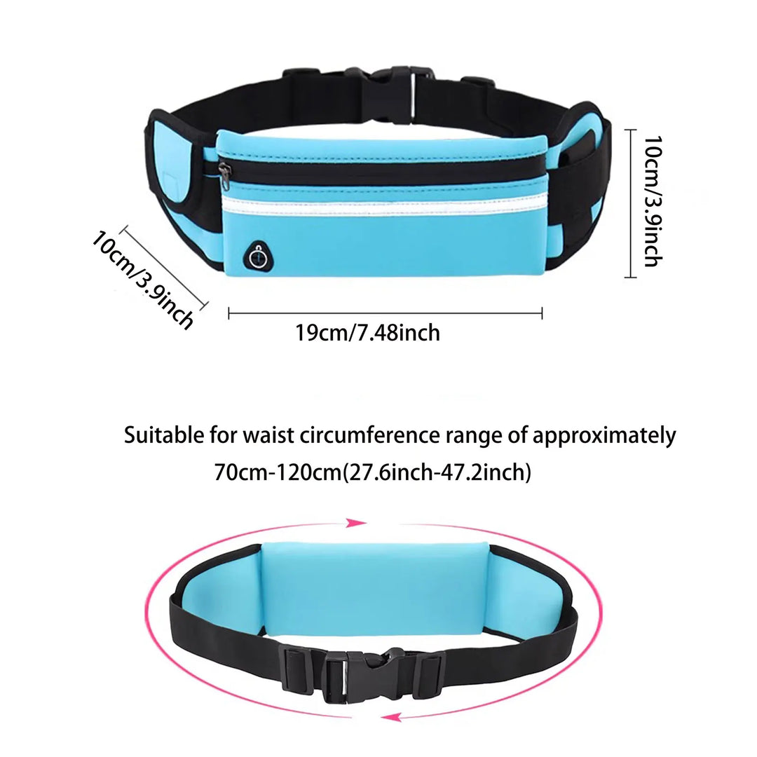 Women's sports waist pack, men's running phone storage bag, fitness belt, bike bag, carry-on bag,Travel multifunctional