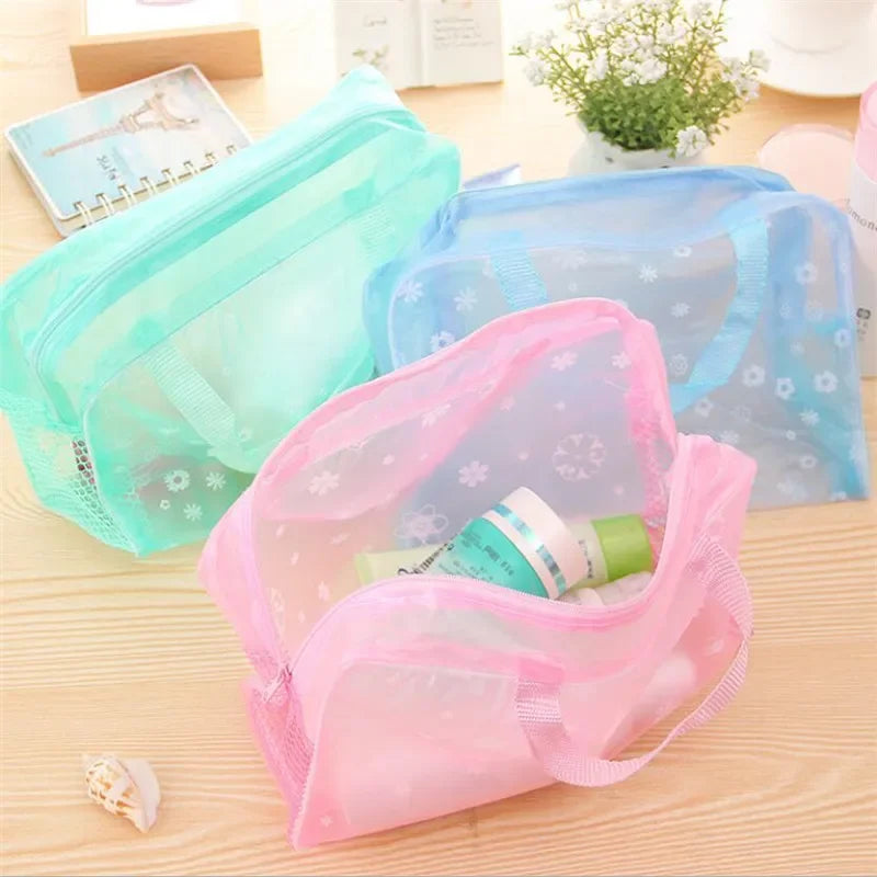 Women's Waterproof Makeup Bag Cosmetic Bags Travel Toiletry Wash Case Handbag Organizer Waterproof Female Storage Make Up Cases