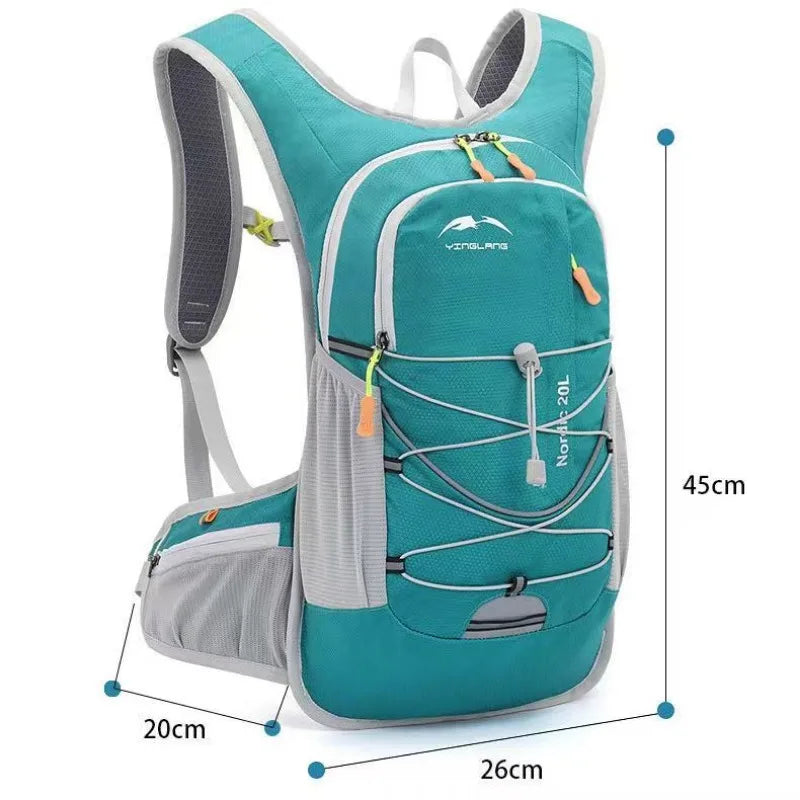 20L Outdoor Backpack Hiking Camping Mountaineering Bag Water Bag Special Bag Cycling Backpack Ultra-light Waterproof Backpack