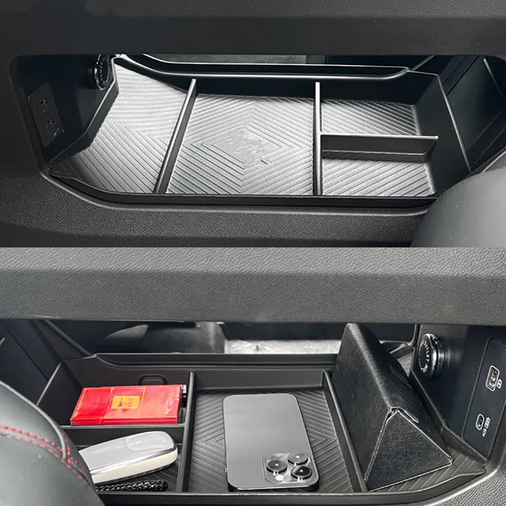 Car Styling Central Control Lower Storage Box For Chery Jetour Traveller T2 Central Control Organizing Storage Box Accessories