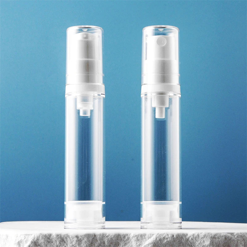 5ml 10ml 15ml Travel Sub-Bottling AS Vacuum Spray Lotion Eye Cream Refill Bottle Empty Portable Airless Pump Bottle Liquid Vials