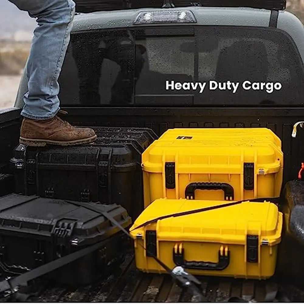 Heavy Duty Protective Equipment Crate IP67 Waterproof USA Made Telescopes Drones Monitors PC’s TSA Approved/Mil Spec Crushproof