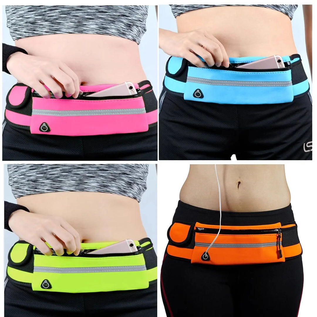 Women's sports waist pack, men's running phone storage bag, fitness belt, bike bag, carry-on bag,Travel multifunctional