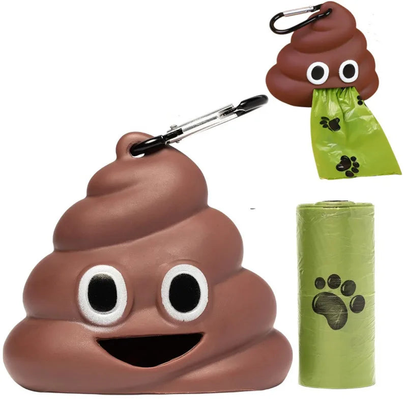 Pet Fecal Bag Dispenser Cat Dog Outdoor Garbage Pocket Hanging Buckle Portable Dung Bags Storage Box Pets Cleaning Products