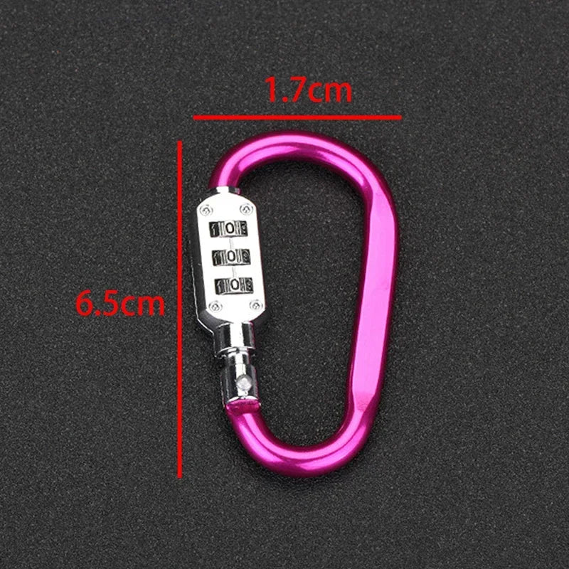 3 Digit Dial Combination Code Number Lock Padlock Luggage Zipper Bag Backpack Handbag Suitcase Drawer Outdoor Firm Durable Locks