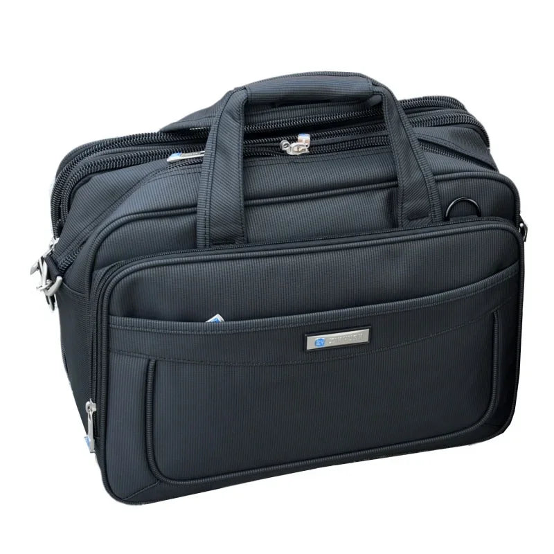 Large Capacity Men's Handbag Business Briefcase 16" inches Laptop Bag Fashion Travel Male Shoulder Messenger Bag