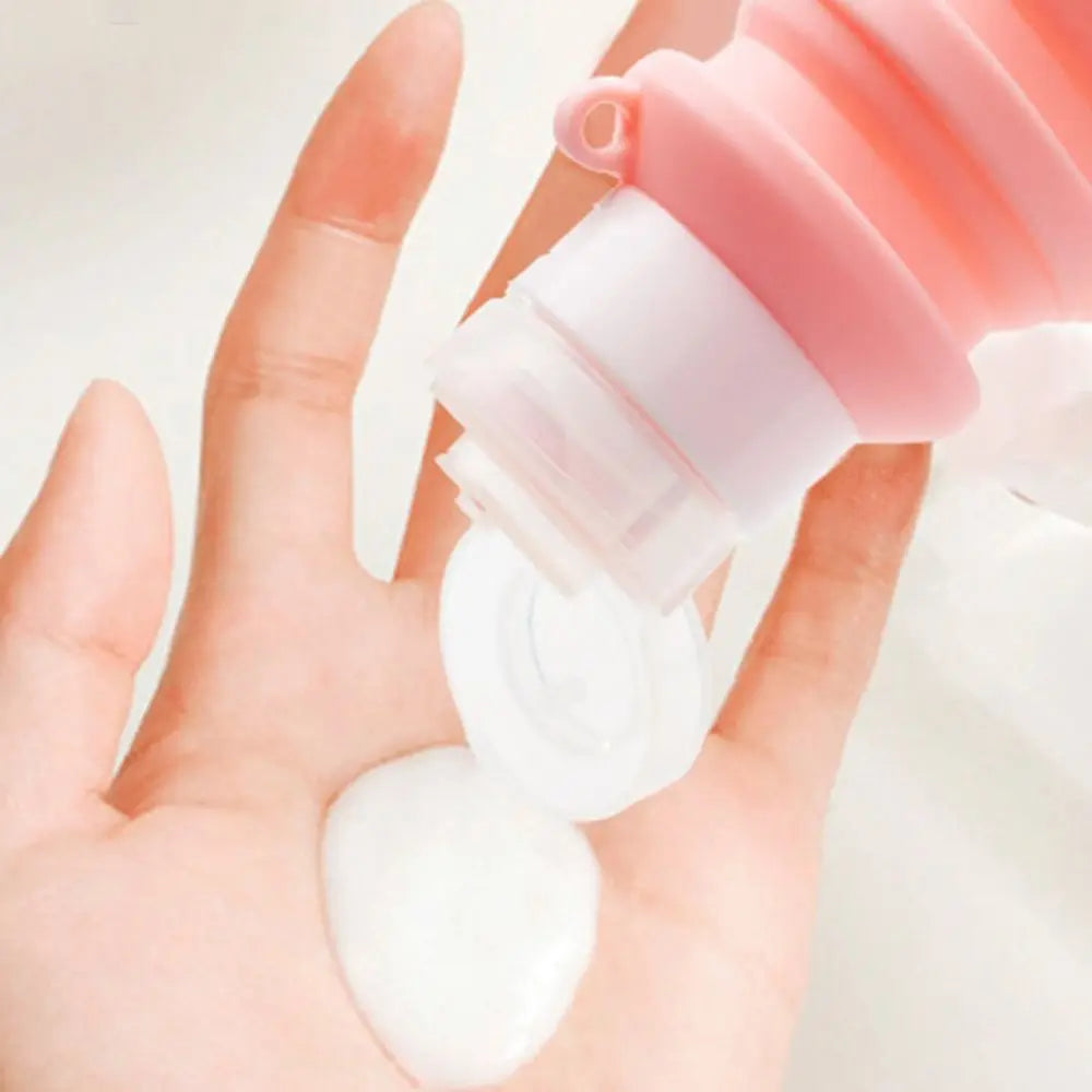 1PCS Silicone Travel Bottles TSA Approved Leak Proof Squeezable Travel Accessories Containers for Toiletries Shampoo Conditioner