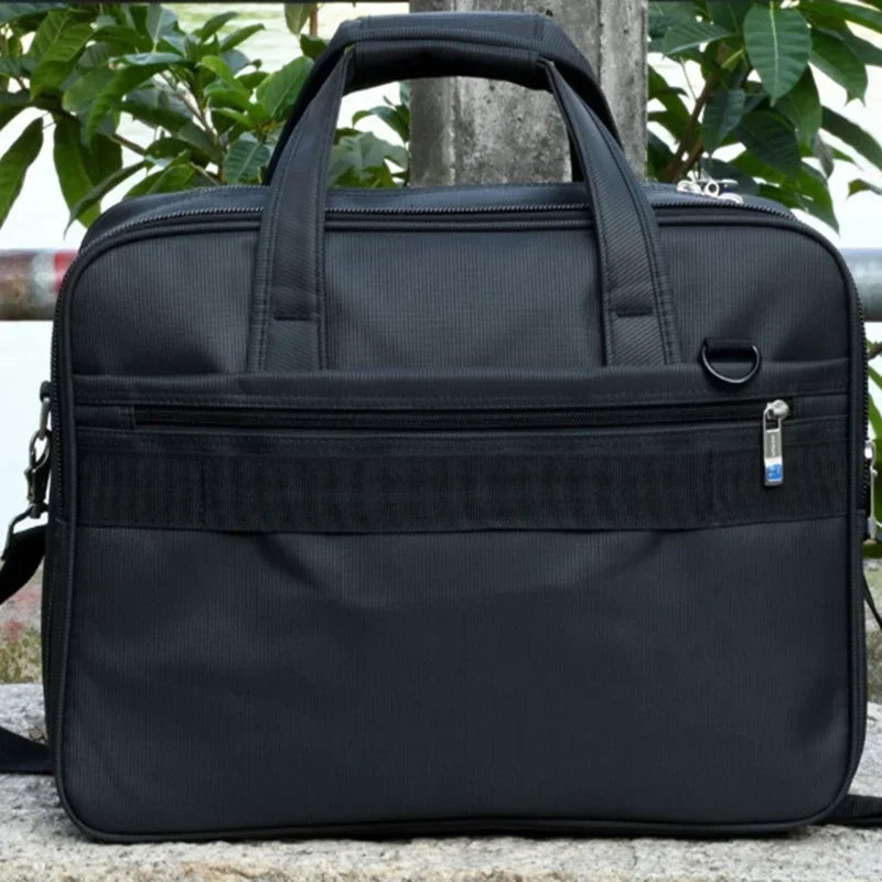 Large Capacity Men's Handbag Business Briefcase 16" inches Laptop Bag Fashion Travel Male Shoulder Messenger Bag