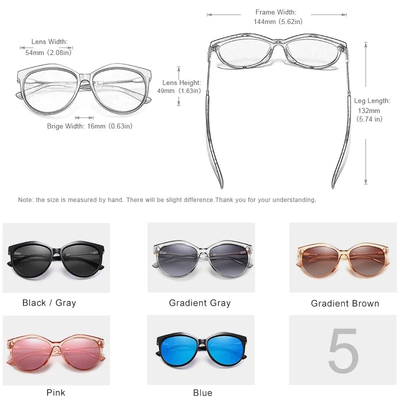 Genuine KINGSEVEN Luxury  Polarized Women's Sunglasses Gradient Lens Sun Glasses Brand Lentes Eye Protection Eyewear