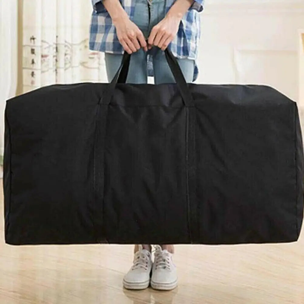 1pc Extra Large Waterproof Moving Luggage Bags Laundry Shopping Bag Non-woven Fabric Cubes 80*48*25cm Home Storage Packing Tool