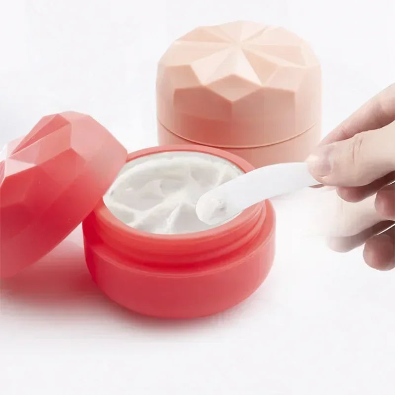 Travel Portable Dispenser Cream Jar Organizer Box Silicone Storage Cosmetic Refillable Bottle Empty Container 20ml Garrafa