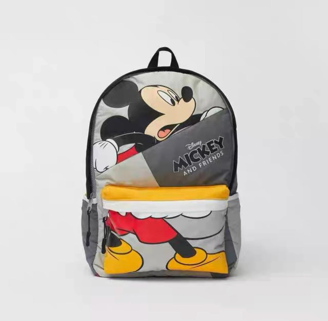 26X38X14 cm Disney cartoon Mickey Mouse New Kids Backpack Mini Schoolbag Girls and Boys Cute Shoulder Bag