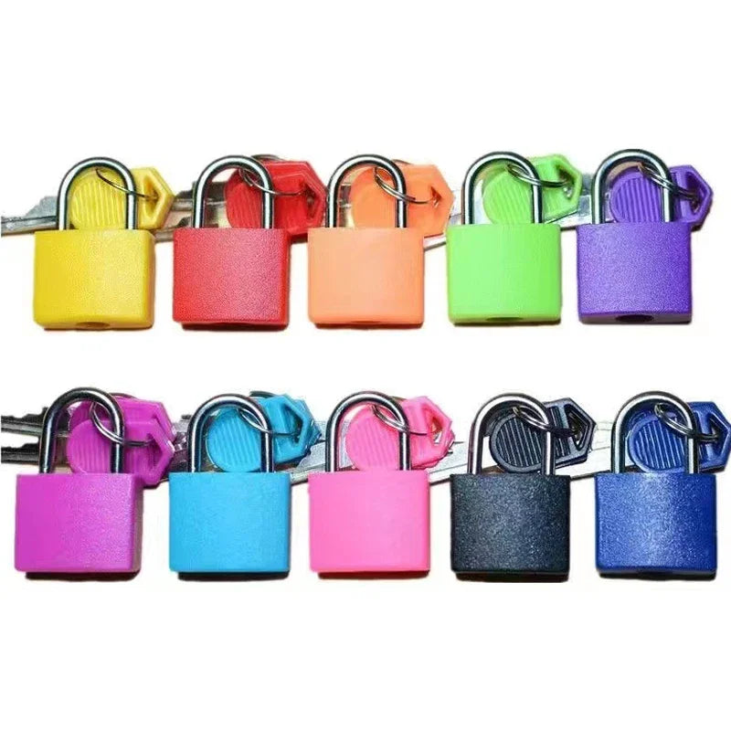 Small Mini Strong Steel Padlock Travel Suitcase Diary Lock Luggage Anti-Theft Security Padlocks 2 Keys Блокировка Dropshipping