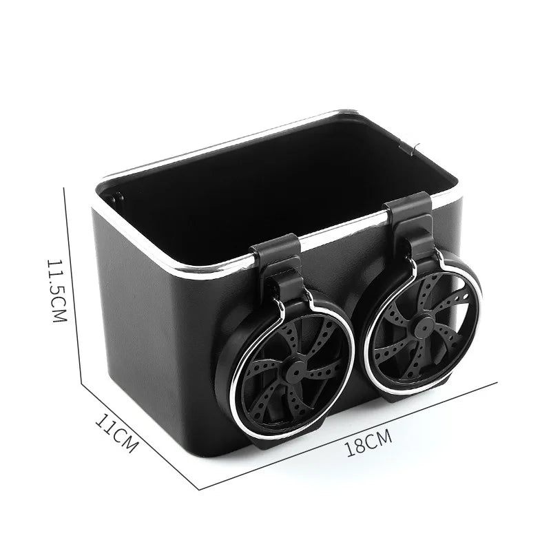 Car Tissue Box Multi-function Car Storage Box Cup Holder Armrest Box Organizers Interior Stowing Tidying Accessories for Phone