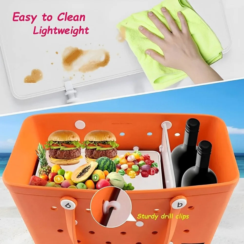 Bag Trim Divider Tray Modern Beach Bag Divider Organizer Tray Compatible with Bogg Bag for Bogg Bag Original Accessories