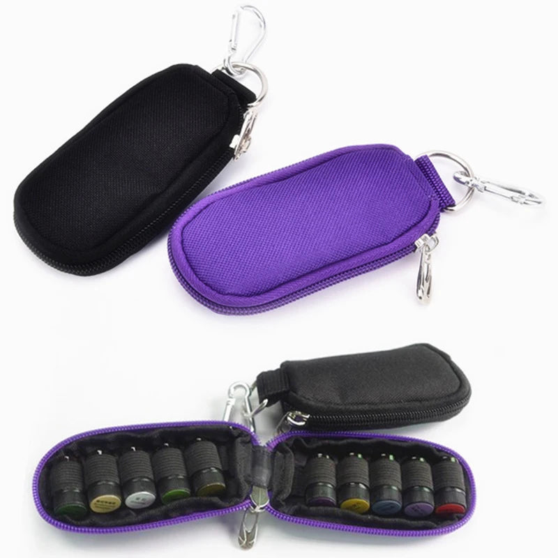 10 Slot Bottle Essential Oil Case Protects For 3ml Rollers Essential Oils Bag Travel Carrying Storage Organizer