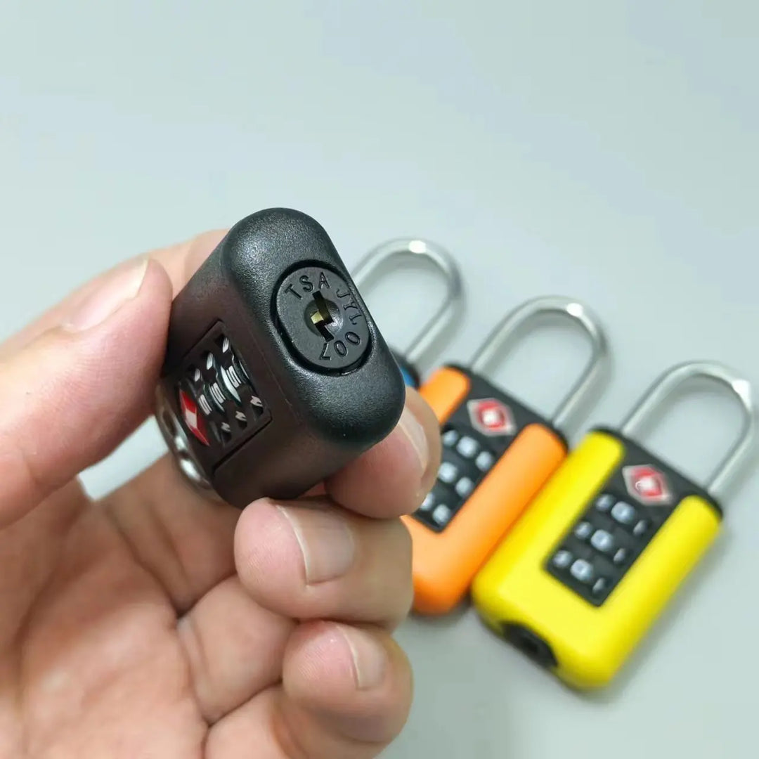 3 Digit Combination TSA  Approved Padlock Locks for Luggage Zipper Bag Suitcase Lockers Codes Travel Must Haves Essentials