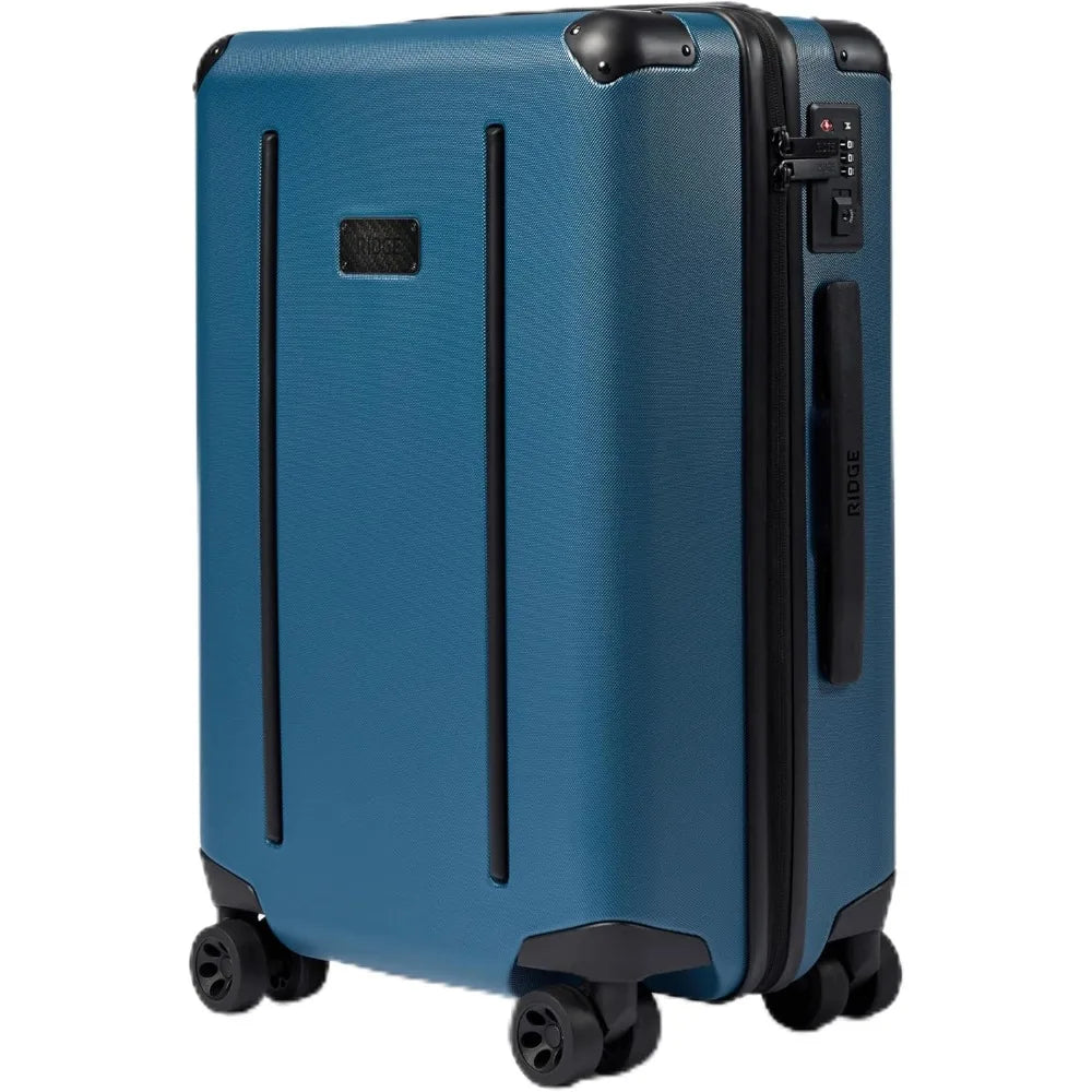 The Ridge Premium Hard Shell Carry On Luggage - TSA Approved Lock - 360° Spinner Wheels for Travel