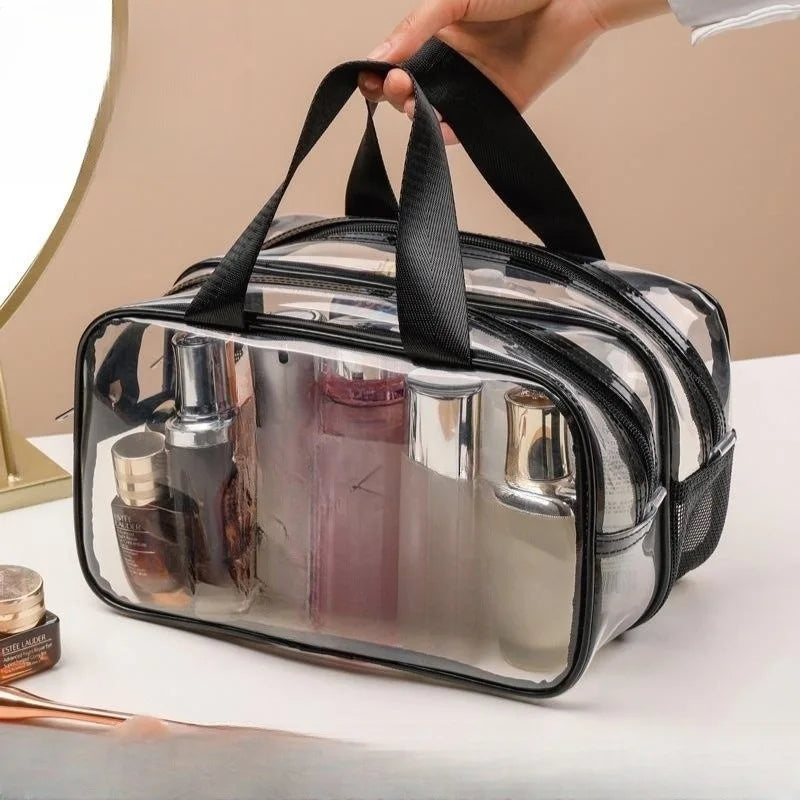 Women Portable Travel Wash Bag Female Transparent Waterproof Makeup Storage Pouch Large Capacity Cosmetic Organizer Beauty Case