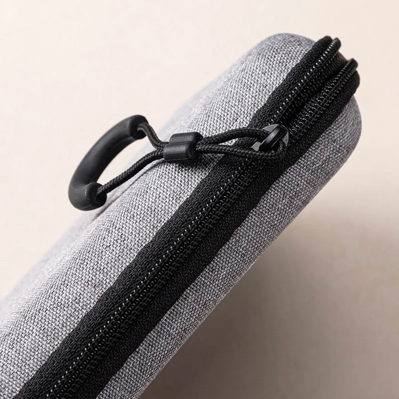 Mini Grey Digital Product Storage Bag Portable Headphone USB Data Cable Charger U Stick Storage Case Shockproof Protective Case