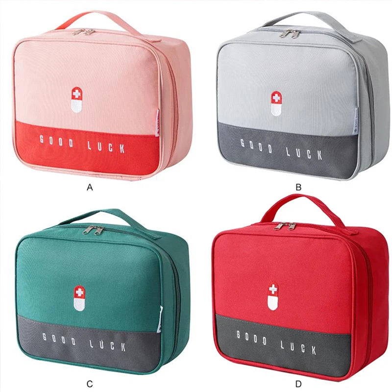 Medicine Storage Bag Portable for Travel, First Aid Bags, Household Carry-on Medical Suitcase, Classification Organization