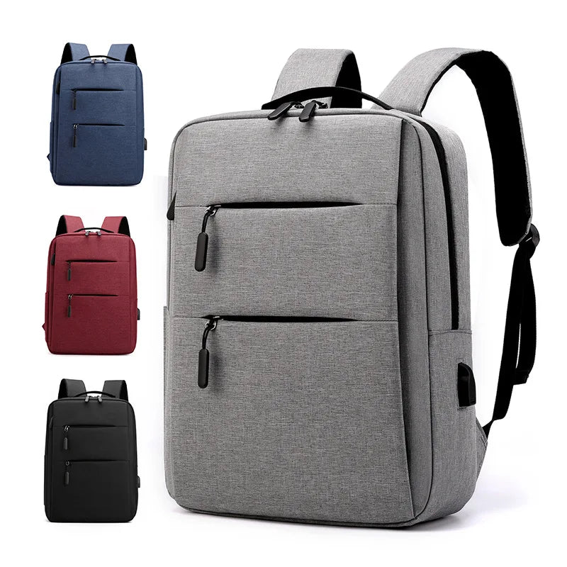 College Schoolbag Backpack 15.6-inch Computer Men Women Business Travel Bag Multifunctional USB Charging Shoulder Bags