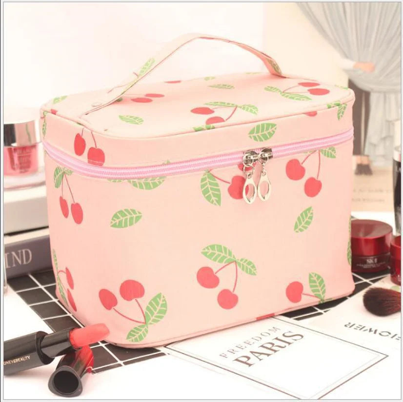 Women'S Large Capacity Cosmetic Bag Toiletry Storage Organizer Beauty Pouch Girls Travel Foldable Waterproof Makeup Case Handbag