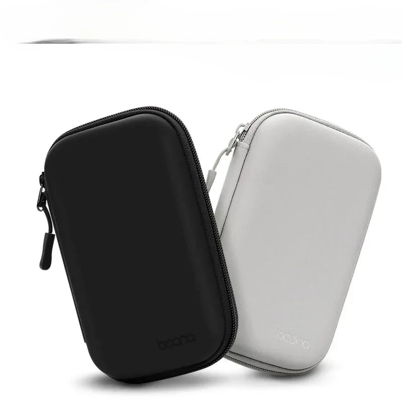 Portable Travel Organizer Bag Cable Storage Organizers Earphone Case Mini Hard Shell Digital Gadgets Storage Zipper Bags