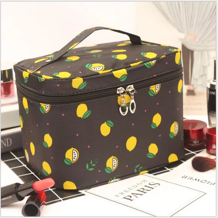 Women'S Large Capacity Cosmetic Bag Toiletry Storage Organizer Beauty Pouch Girls Travel Foldable Waterproof Makeup Case Handbag