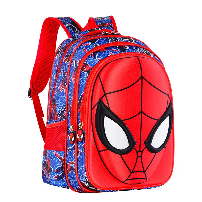 Marvel Student School Bags For Boys Girls Cutew Spider Man Waterproof Kids Backpacks Children Cartoon Printing Shoulder Packages