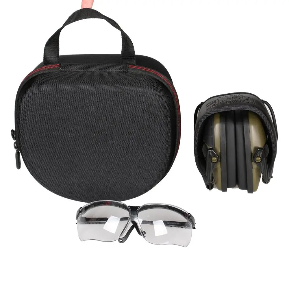 LTGEM Case for both Howard Leight For Honeywell or Awesafe GF01 Impact Sport Earmuff and Genesis Sharp-Shooter Safety Eyewear