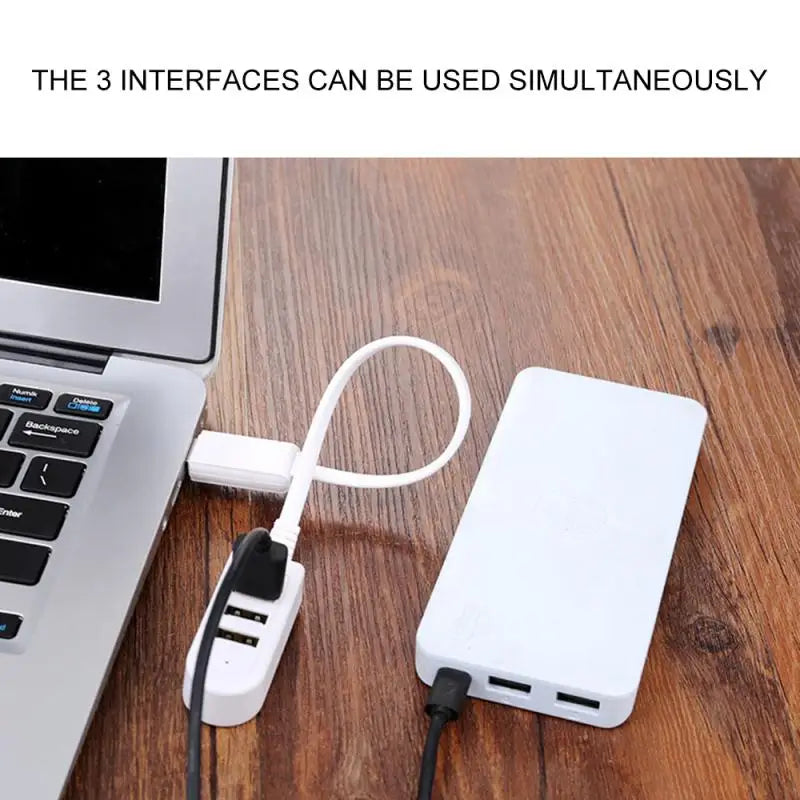 One for Three Brand New 3-port Multi-USB Hub 5V Splitter Charger Extension Cable External Extension Cable USB3.0 Splitter Hub