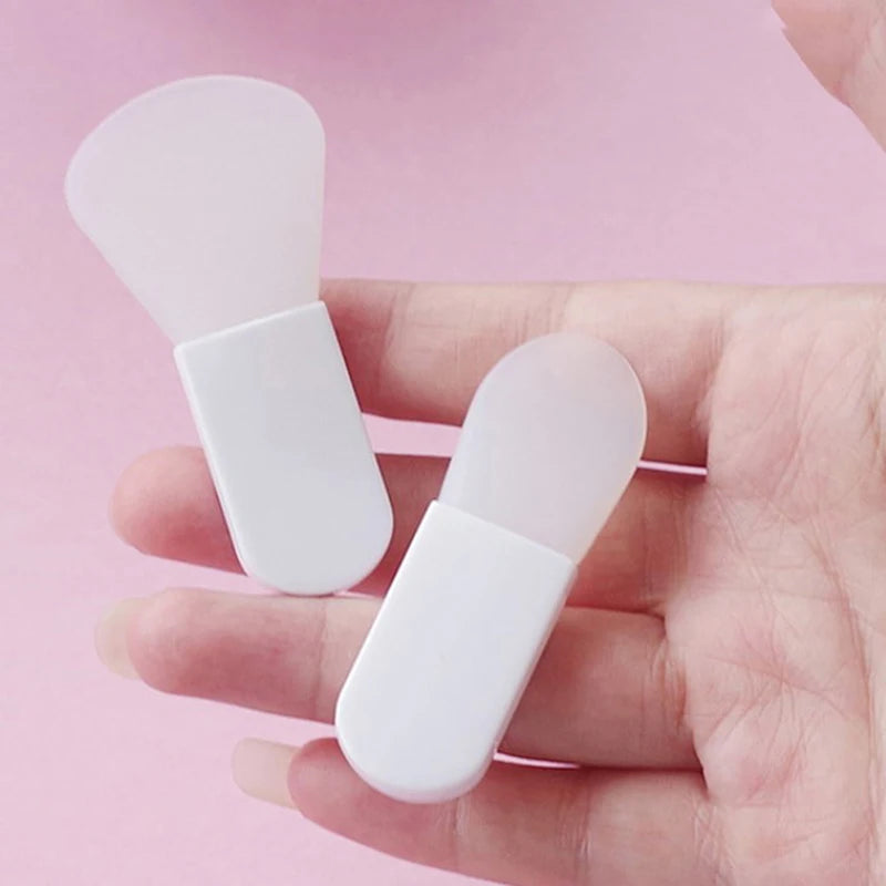 3*Mini Silicone Mask Brush Makeup Facial Face Cream Making Tool Portable Travel Gel Mixing Smear Supplies Make Up Cosmetic Tools