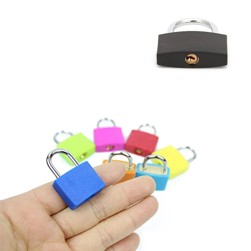 Small Mini Strong Steel Padlock Travel Suitcase Diary Lock Luggage Anti-Theft Security Padlocks 2 Keys Блокировка Dropshipping