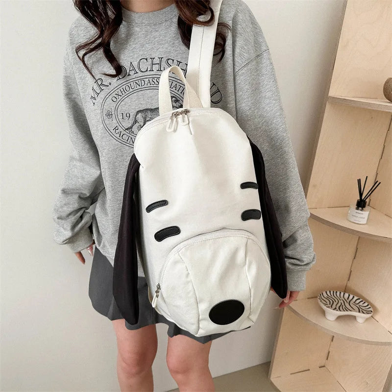 Cute Anime Snoopy New Fashion Ins Oxford Cloth Simple Large Capacity Travel Casual Student Backpack