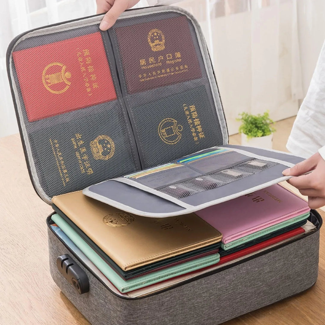 Document Storage Bag Organizer Desk Stationery Women Travel Files Card Folder Holder Tool Case Handbag Home Office Accessories