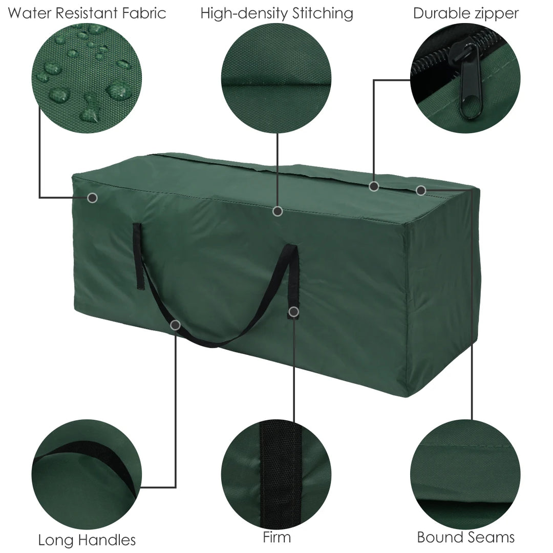 Cushion Storage Bag Large Capacity Furniture Protective Cover Outdoor Garden Waterproof Dustproof Christmas Tree Organizer New