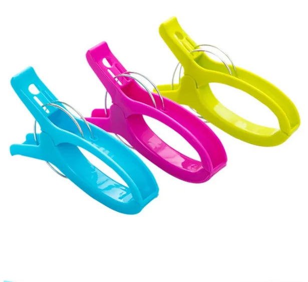 1x Plastic Clothes Pegs Beach Towel Clip Plastic Quilt Peg for Laundry Sunbed Lounger Clothespin Laundry Storage Tools