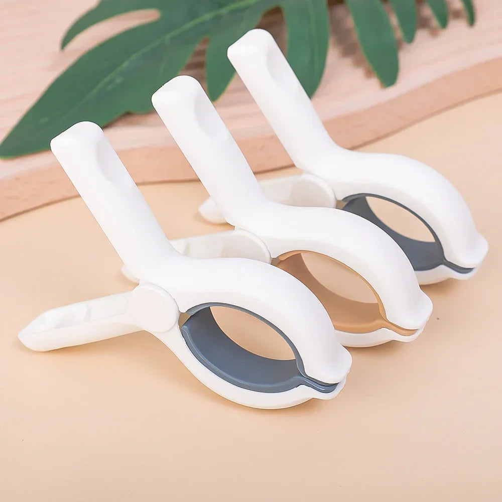 5/1pc Large Beach Towel Clips Plastic Strong Windproof Clothes Pegs Quilt Hanging Clip Reusable Non-slip Fixed Drying Clothespin