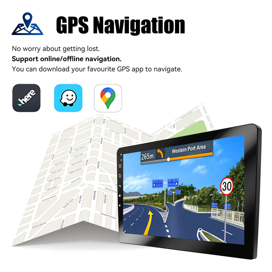 ESSGOO 2 Din Car Radio Carplay Android Auto 7 9 10 Inch 4G 64G Universal Multimedia Player DSP AM RDS AHD GPS WIFI Autoradio